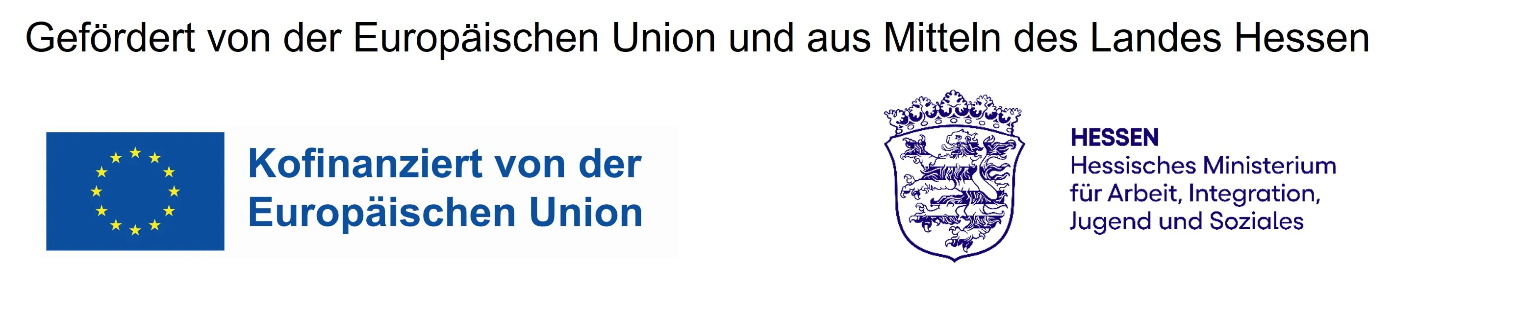 Gefördert von der Europäischen Union und aus Mitteln des Landes Hessen.